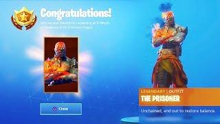 The STAGE 4 PRISONER Skin in Fortnite...