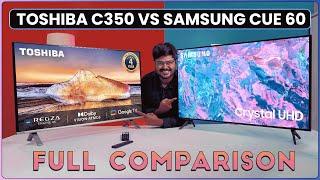 Samsung Crystal Cue60 vs. Toshiba C350MP The 4K TV Clash of the Titans -  Who Will Win? 