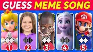 GUESS MEME & WHOS SINGINGSalish Matter MrBeast Elsa Lay Lay King Ferran Tenge Tenge