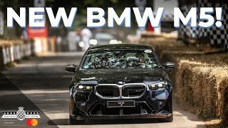 New hybrid BMW M5 makes WORLD DEBUT on Goodwood Hill