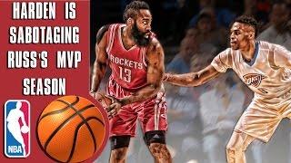 How James Harden is sabotaging Westbrooks MVP season