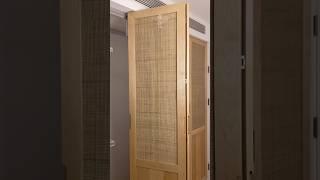 North American hard maple folding door wardrobe北美硬枫木折叠门衣柜#closet# #wood #wardrode