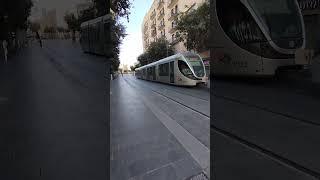 #Jerusalem - last light rail of the week before #Shabbat