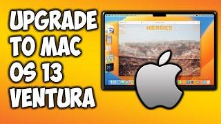 Mac OS How To Upgrade To Mac OS 13 Ventura