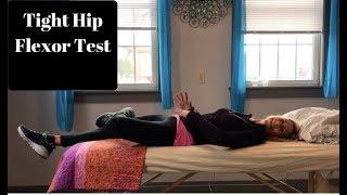 Test For Tight Hip Flexors