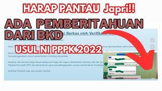 Mulai ada pemberitahuan dari BKD usul NIPPPK guru 2022