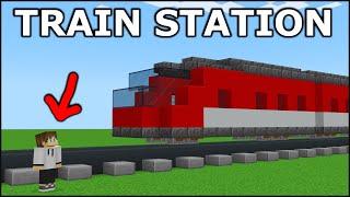 Minecraft 15+ Train Station Build Hacks