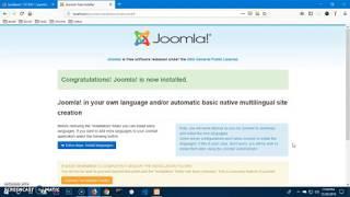 How to install Joomla 3.9.1 on Windows 10