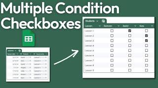 Multiple Criteria Checkboxes in Google Sheets