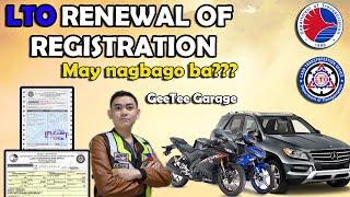 2022 UPDATED LTO RENEWAL OF REGISTRATION  MOTORCYCLE AND VEHICLE  MAY NAG BAGO BA? 2021