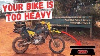 ADVENTURE BIKE WEIGHT  HOW HEAVY IS MY DRZ?