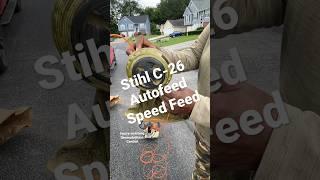 Trimmer Line Speed FEED with Stihl C-26 Autofeed