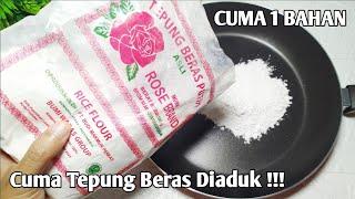 Tidak lagi beli cemilan diluar  Modal tepung beras aja bisa jadi cemilan enak