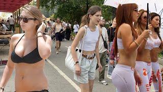 Beautiful and attractive Russian girls  Walking Saint Petersburg   Россия  Санкт-Петербург 