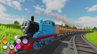 thomas and the long passenger train on the island of sodor - roblox thomas