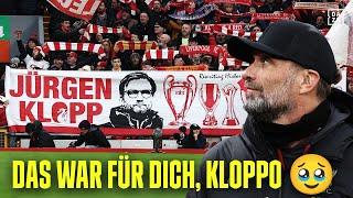 GÄNSEHAUT ️ Anfield singt Youll Never Walk Alone für Klopp