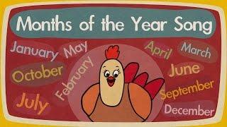 Months of the Year Song  Song for Kids  The Singing Walrus