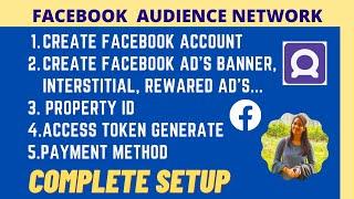 How to create Facebook banner ads id and interstitial ads id  Facebook Audience Network 2022