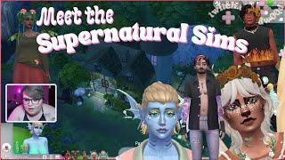 Meet the Supernatural Sims  Chill Sims 4 Stream & Cottage Build