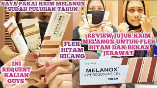 REVIEW JUJUR KRIM MELANOX UNTUK MENGHILANGKAN FLEK HITAM DAN BEKAS JERAWAT  UNBOXING SKINCARE