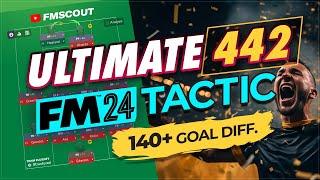 The ULTIMATE 442 WINNING Machine Tactic  Football Manager 2024 Best Tactics