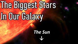 The 5 Largest Stars In Our Galaxy How Big Are They Compared To Our Sun?