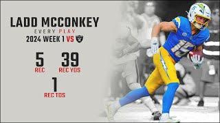 Ladd McConkey Week 1 Replay Every Target and Catch vs Las Vegas Raiders