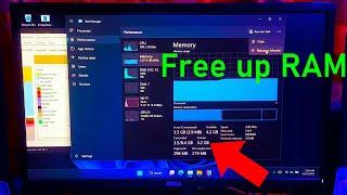 How to Free up RAM in windows 11 10