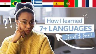 How I Learn Languages Fast I speak 7+