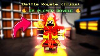 Roblox Bedwars Added BATTLE ROYALE