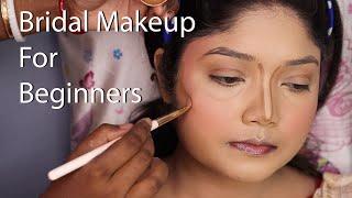 Best Bridal Makeup For Beginners Step By Step Bridal Makeup Tutorial  Bridal Makeup For Beginners