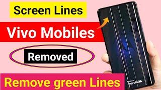 how to fix green line in vivo screen line problem in vivo  vivo phone screen lining problem2024