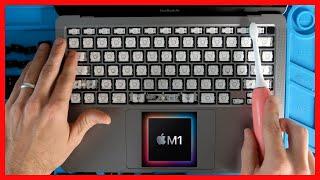 How to Remove and Clean Sticky Keys on M1 Macbook Air Step by Step Repair Very Detailed Fix