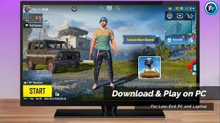 Download & Play PUBG MOBILE on PC & Mac  Best Android Emulator For PUBG Mobile on Low-End PC 2024