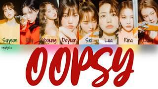 Weki Meki 위키미키- OOPSY Color Coded Lyrics HanRomEng