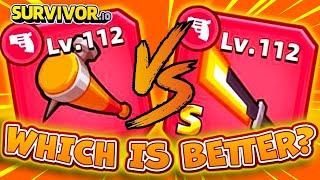 LEGENDARY Baseball Bat Or Lightchaser? Which Is BETTER?  Survivor.io