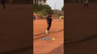 Andre Onana plays pickup after being sent home from the World Cup  via @Andre Onana