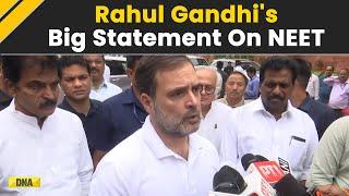 Lok Sabha Session Rahul Gandhis Big Statement On NEET Exam 2024 Paper Leak