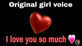 I love you so much - girls voice effect  @cutegirlvoiceeffect #girlvoiceprank #voiceprank