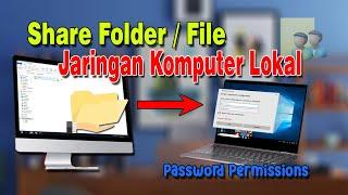 Sharing Data dalam Jaringan Komputer dengan Password & tanpa password  Shared Folder Permissions