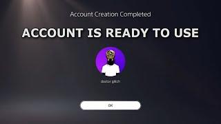 How to create a PSN account on PS5 EASY SETUP