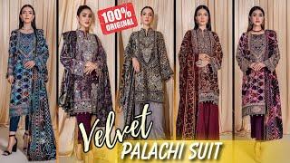 ORIGINAL BRAND  VELVET PALACHI SUITS  ADANS LIBAS ️ WINTER COLLECTION 2023  NEW ARRIVALS