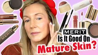 I Tried $250 of MERIT Clean Makeup  Mature Skin Review