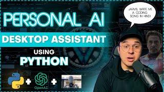 J.A.R.V.I.S - OpenAI + Python  Powered AI Desktop Assistant that Talks Like a Human FROM SCRATCH