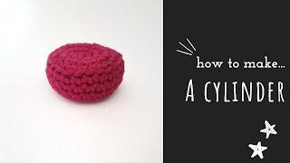 How to crochet a cylinder  amigurumi crochet tutorial