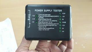 review & cara menggunakan power supply tester