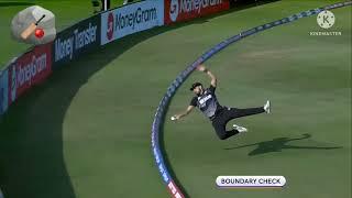 Daryl mitchells unbelievable six save#cricket