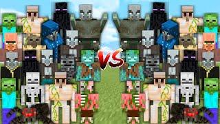 MINECRAFT MOBS vs THEIR ENEMIES in Minecraft Mob Battle