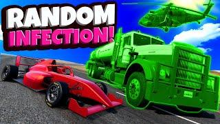 Random Car INFECTION Hide and Seek is HILARIOUS in BeamNG Drive Mods