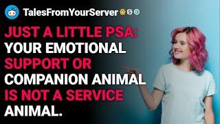 rTalesFromYourServer PSA Your emotional support or companion animal Rslash reddit stories